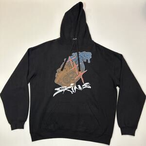 Xxxtentacion Hoodie Mens Size XL Black Skins Sweatshirt Rapper Hip Hop Concert